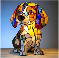 HUGPUP - Artistic dog breed LED night lamp with warm ambient glow for cozy home decor