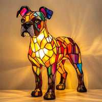 HUGPUP - Artistic dog breed LED night lamp with warm ambient glow for cozy home decor