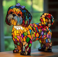 HUGPUP - Artistic dog breed LED night lamp with warm ambient glow for cozy home decor