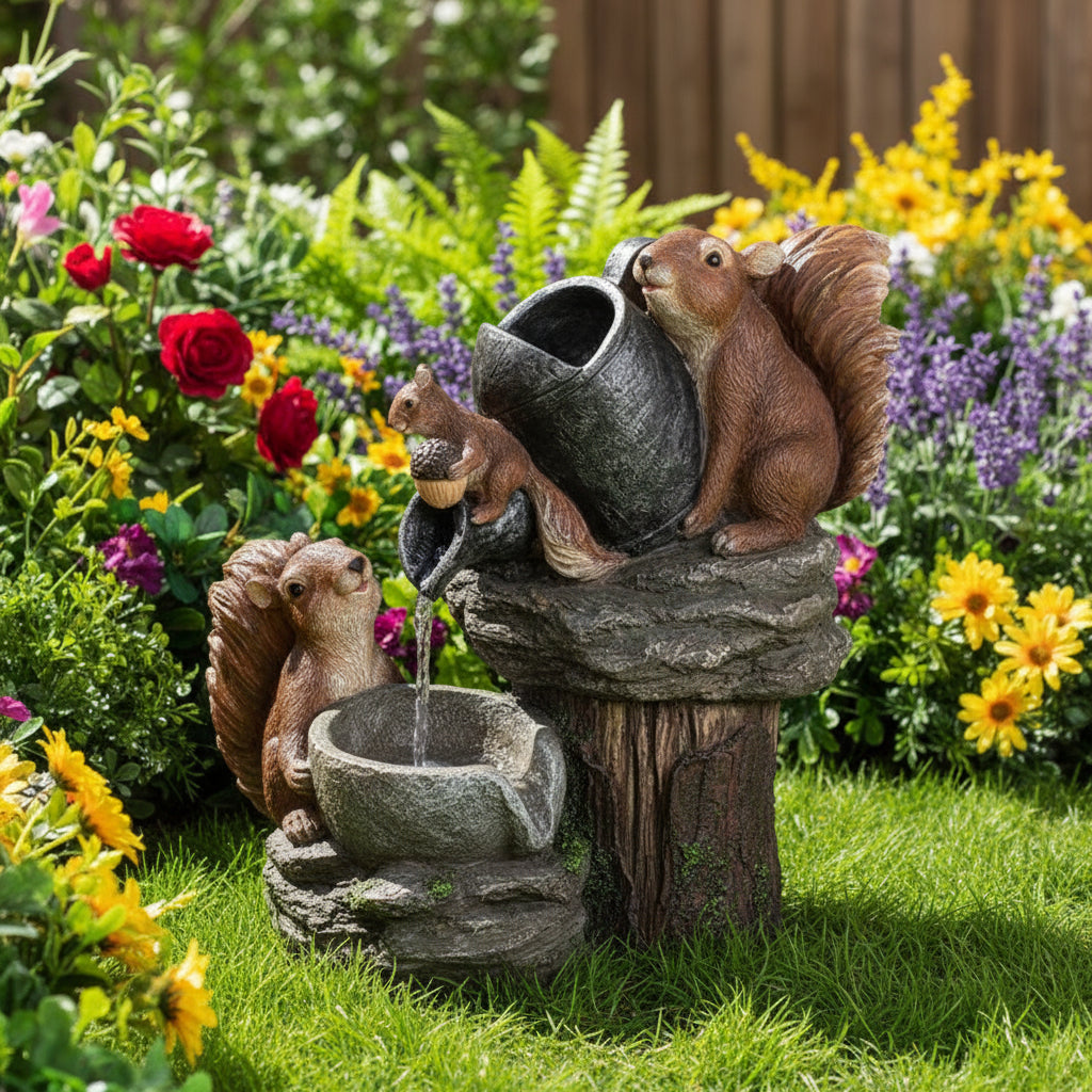 WOODLANDLIVA – Animal Garden Decor for Relaxing Outdoor Atmosphere