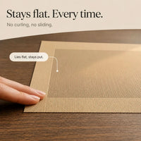 DINEFLAIR – Woven Placemats for Eye-Catching Table Style