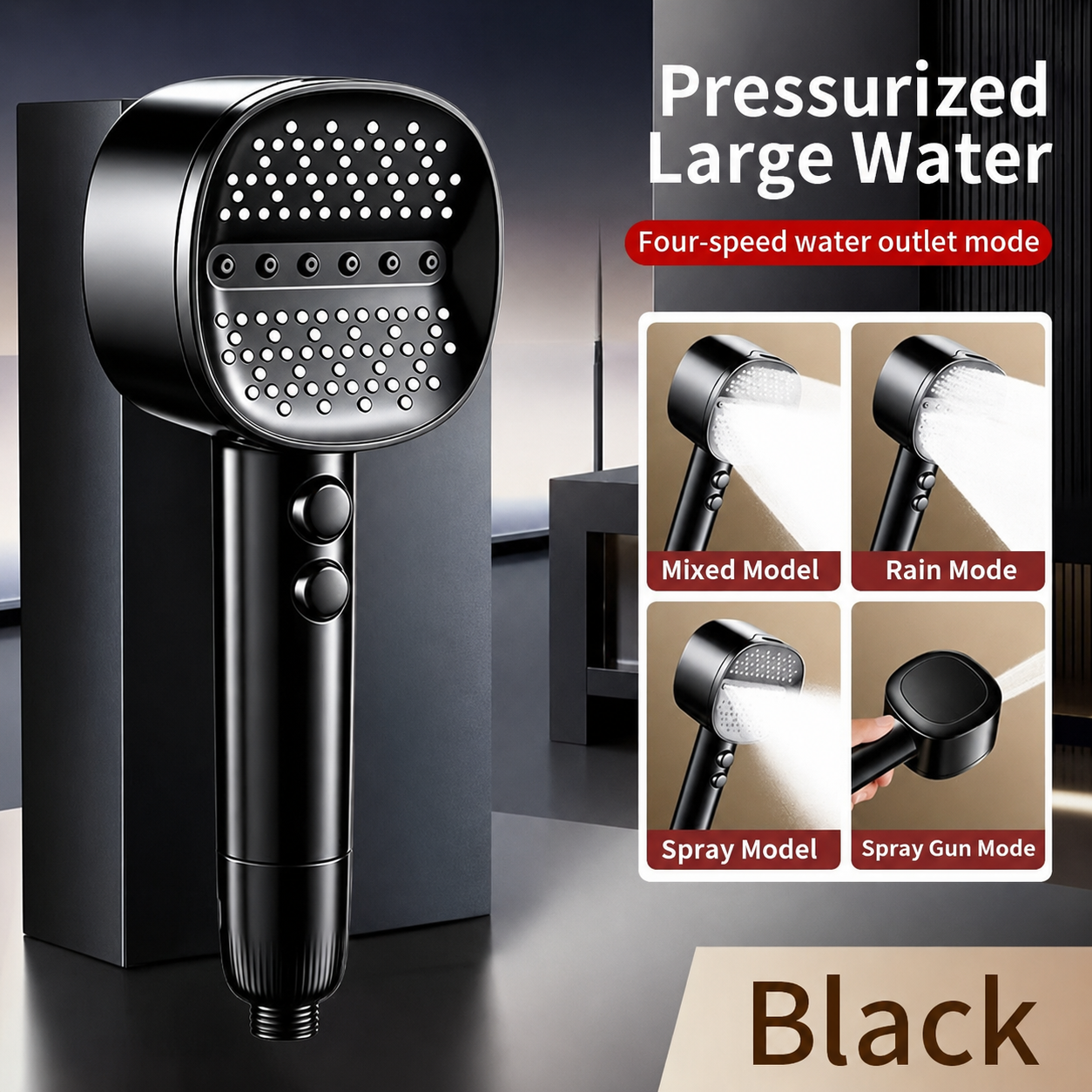 AQUAPULSE – High Pressure Shower Set