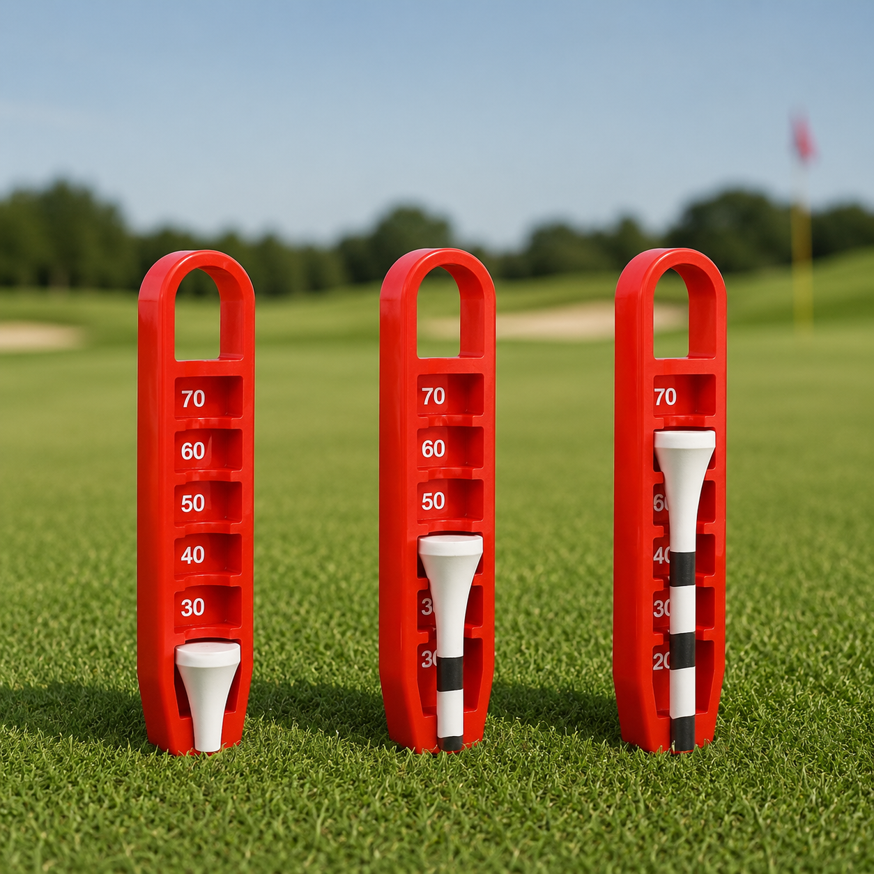 TEELEVEL – Herramienta ajustable para profundidad de tee de golf