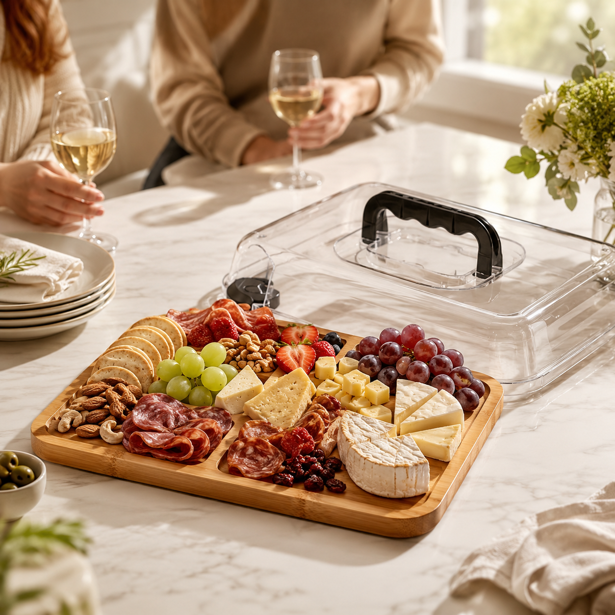 SERVORA – Covered Cheese Serving Board