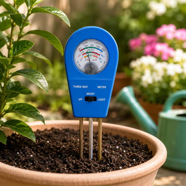 SOILTRIO – Dreifach-Gartenerde-Testgerät
