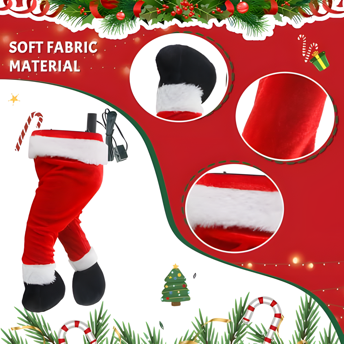 NOELWOBBLIX – Decorazione natalizia da appendere per incantevoli allestimenti invernali