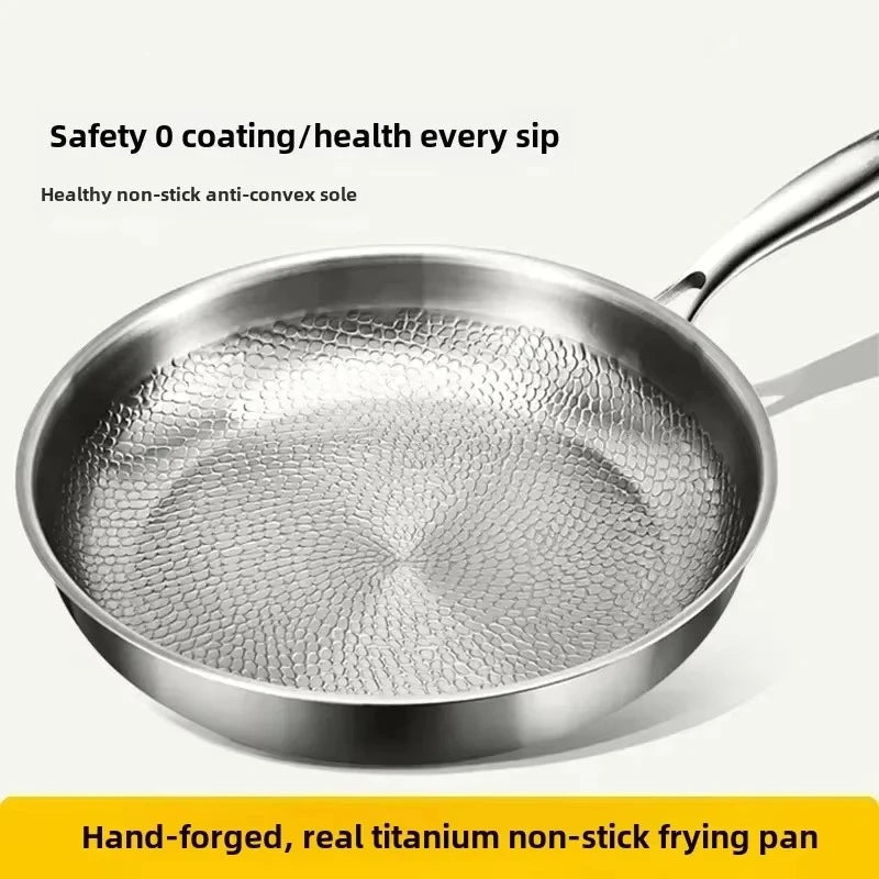 ULTRATITAN - Hammered titanium non-stick frying pan for durable, high-performance chemical-free cooking