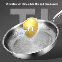ULTRATITAN - Hammered titanium non-stick frying pan for durable, high-performance chemical-free cooking