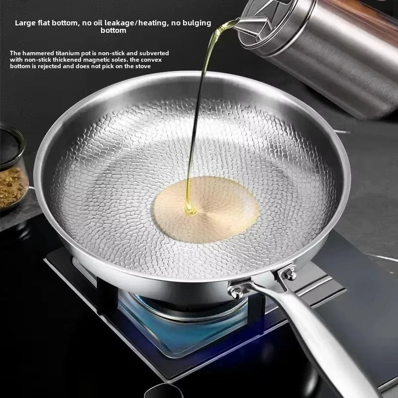 ULTRATITAN - Hammered titanium non-stick frying pan for durable, high-performance chemical-free cooking