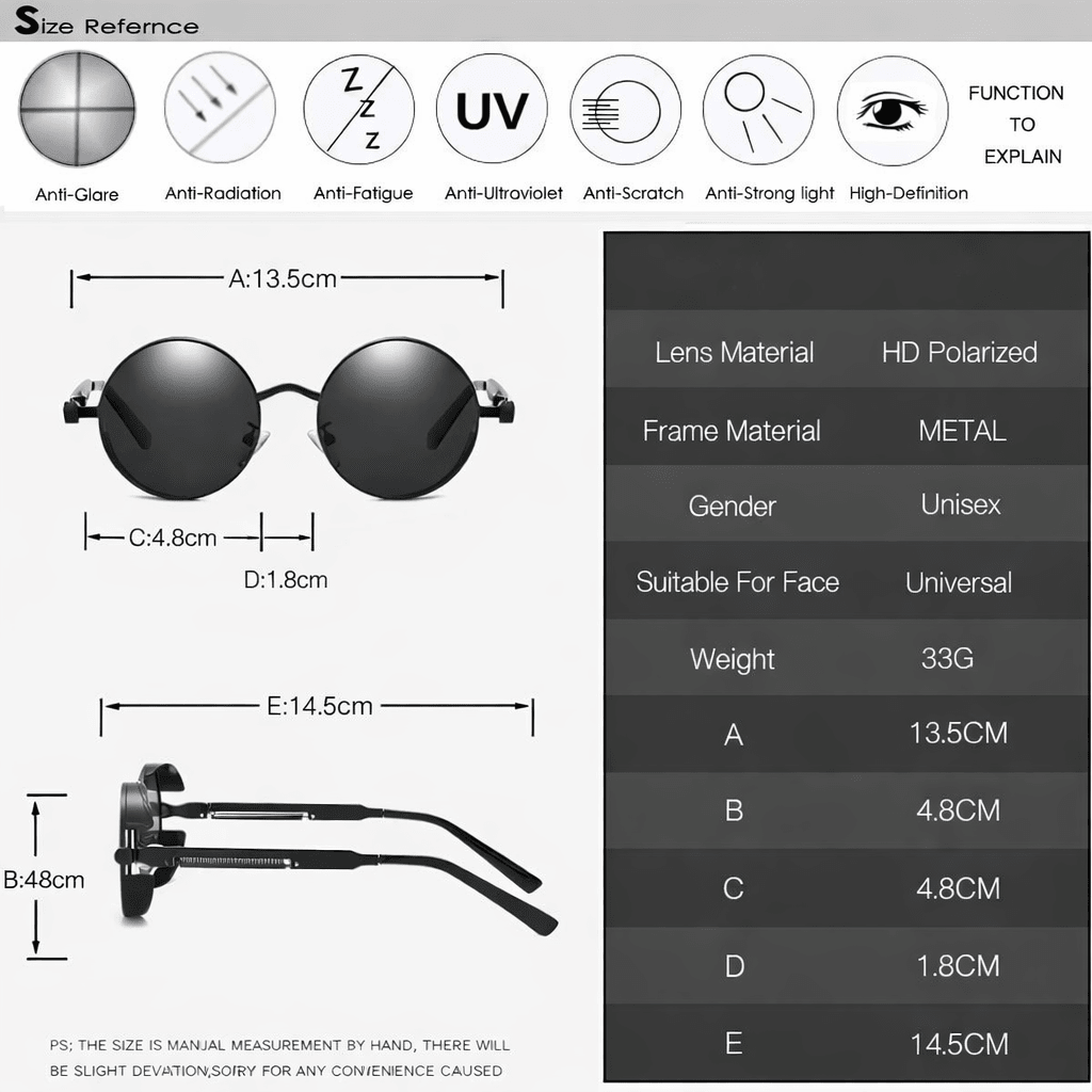 RETROSHADE – Vintage Polarized UV400 Sunglasses