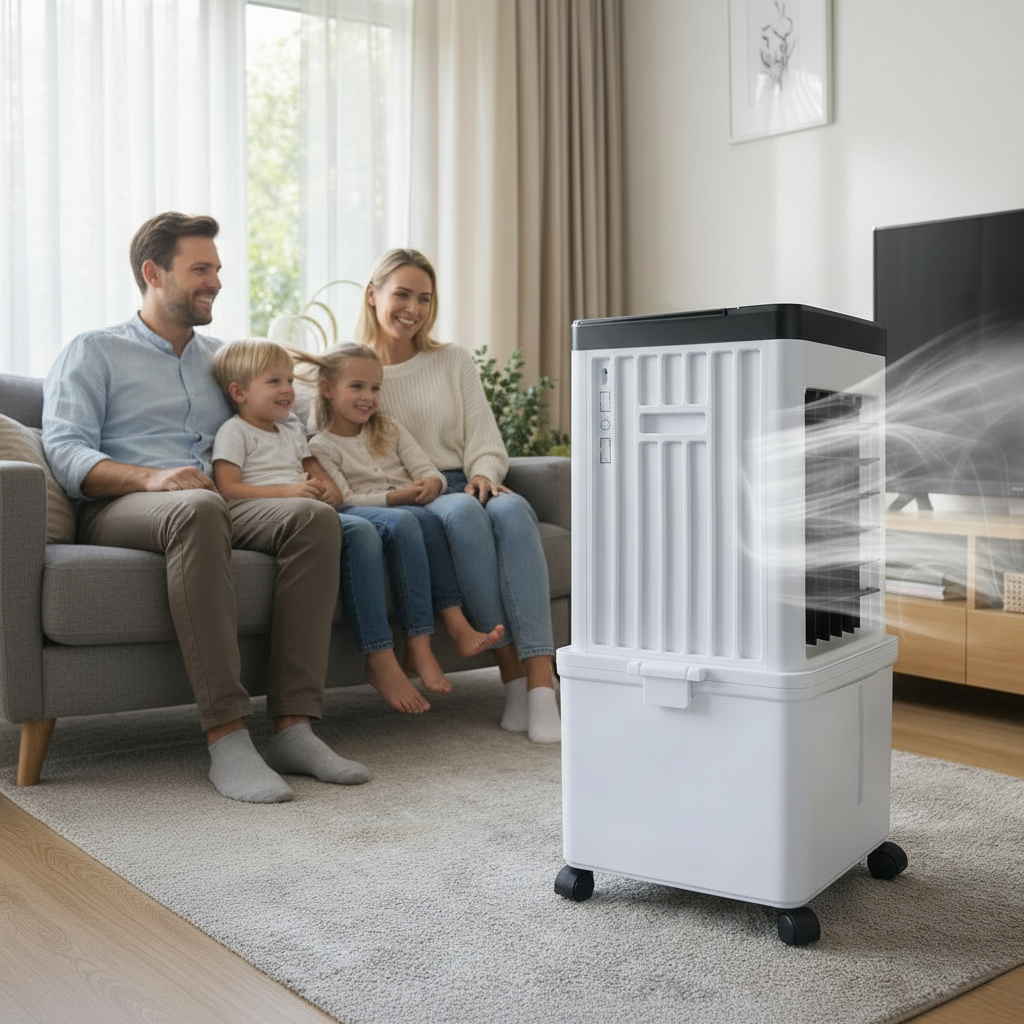3-in-1 Portable Air Cooler, Dehumidifier & Fan