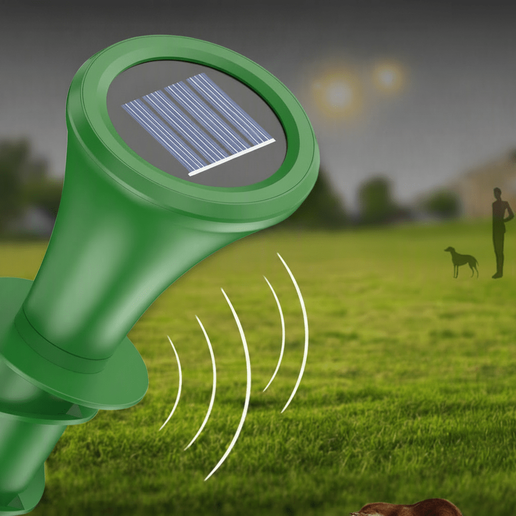 SOLARVIBEX – Mole Repellent Stake