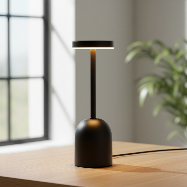 LUNAGLOW – USB-wiederaufladbare Tischlampe für gemütliches Alltagsambiente