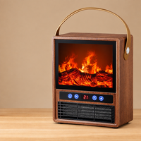 FLAMECOVE – Aquecedor elétrico portátil de lareira com chama 3D