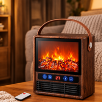 FLAMECOVE – Aquecedor elétrico portátil de lareira com chama 3D