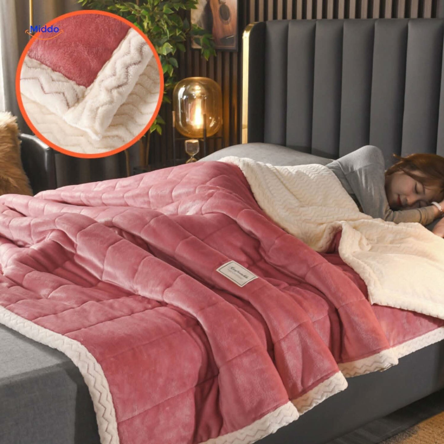 COZYFROST – Fleece Blanket for Comfortable Winter Relaxation