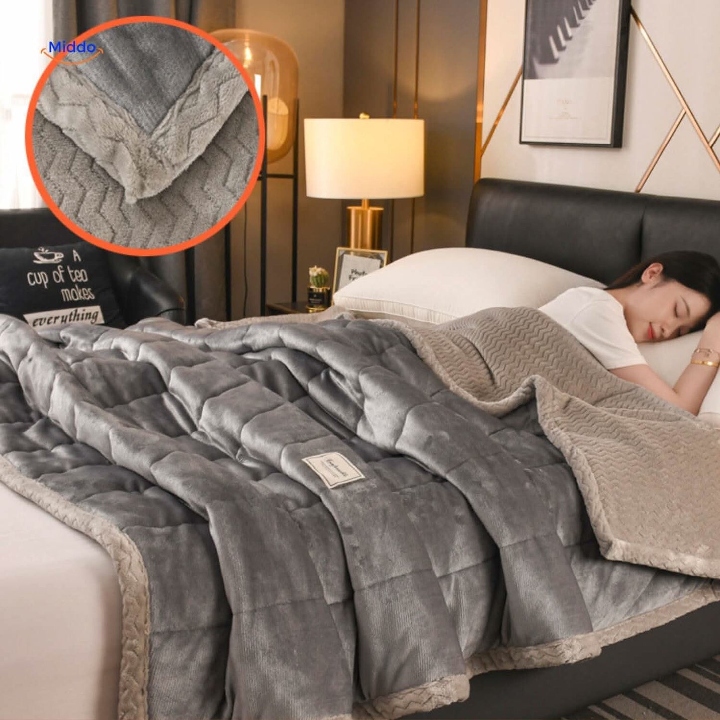 COZYFROST – Fleece Blanket for Comfortable Winter Relaxation