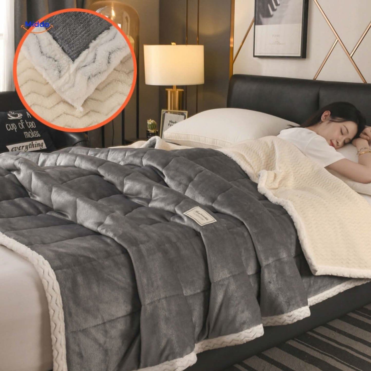 COZYFROST – Fleece Blanket for Comfortable Winter Relaxation