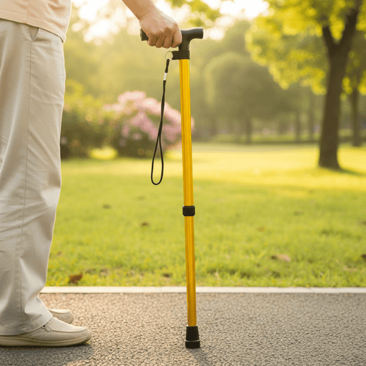 SAFEFLOW – Senior Support Cane for Stability & Walking Confidence