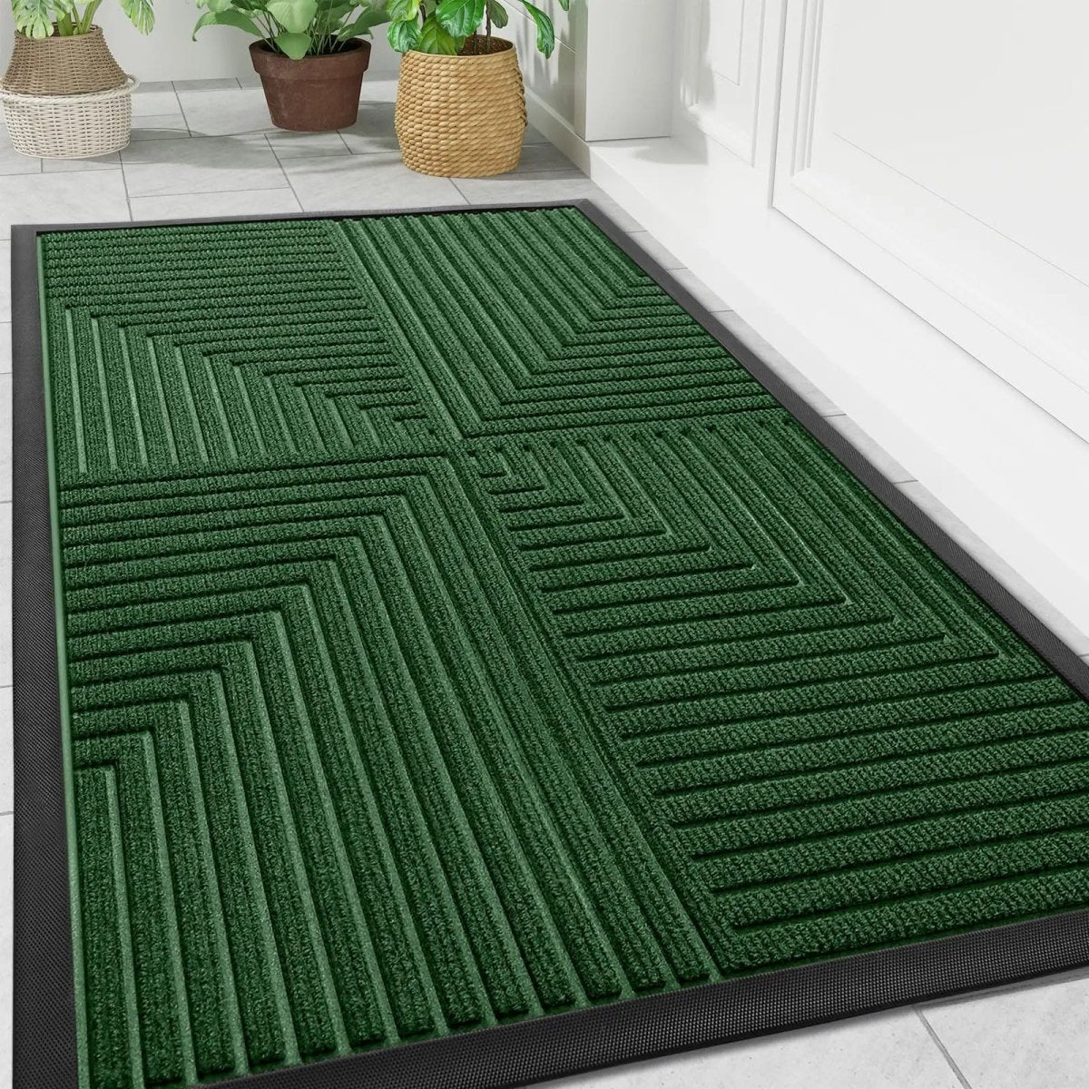 ENTRYPRO Heavy-Duty Non-Slip Doormat - Durable Outdoor Welcome Mat for High-Traffic Areas 2