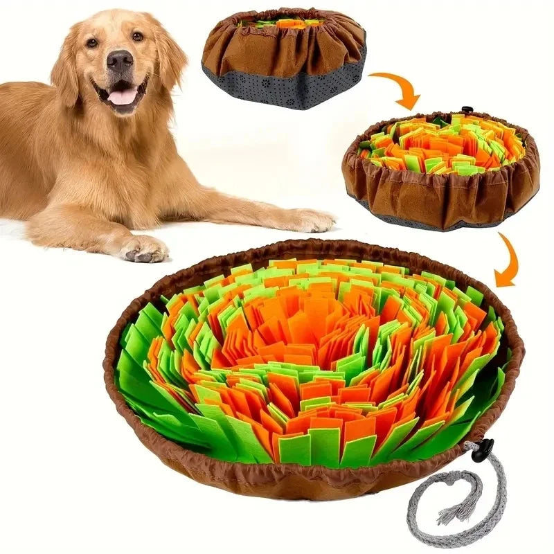 SNIFFPLAY - Eco-friendly slow feeding snuffle mat for mental stimulation and healthy eating
