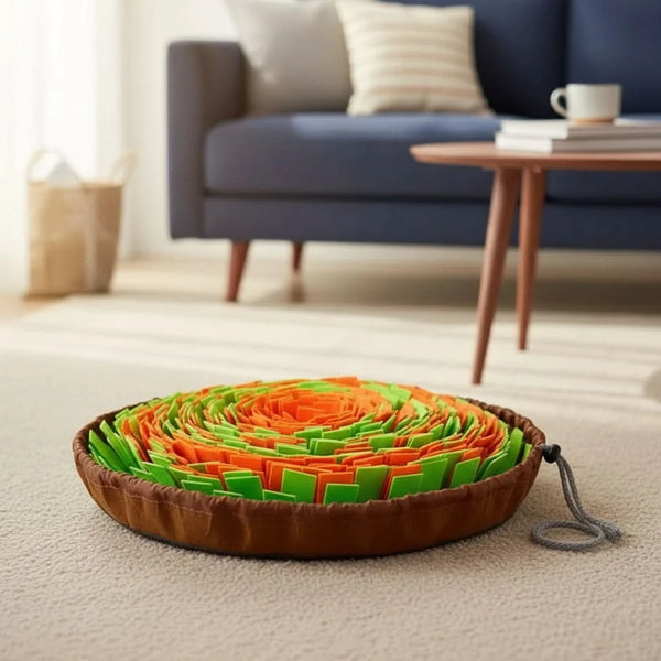 SNIFFPLAY - Eco-friendly slow feeding snuffle mat for mental stimulation and healthy eating