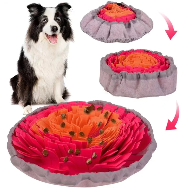 SNIFFPLAY - Eco-friendly slow feeding snuffle mat for mental stimulation and healthy eating
