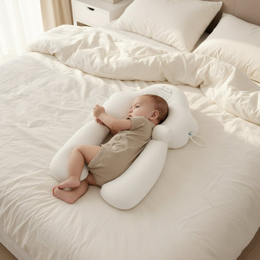 NESTLINGA – Ergonomic Baby Pillow with Gentle Support and Breathable Comfort
