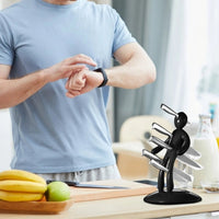 EDGEKEEP - Artistic knife organizer for secure and modern countertop storage