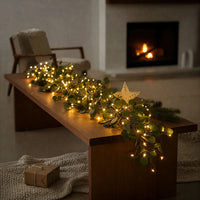 LEAFLUMORA – Guirlande lumineuse féerique feuillue pour une décoration de table enchanteresse