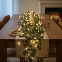 LEAFLUMORA – Guirlande lumineuse féerique feuillue pour une décoration de table enchanteresse