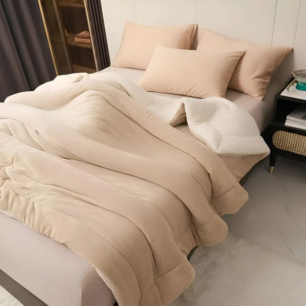 FLEECORA – Warme Luxus-Fleecedecke für gemütliches Bett