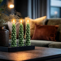 MERRIWICKIX – Candele senza fiamma per un’elegante decorazione della tavola di Natale