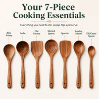 TEAKCRAFT – Teak Wooden Utensil Set