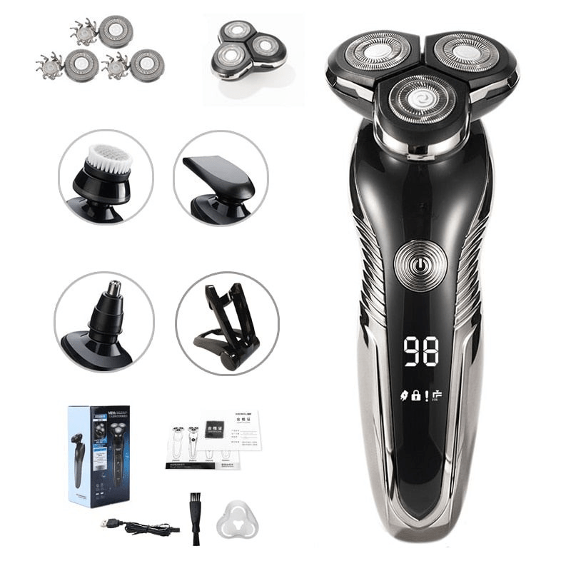 HYDRAEDGE – Electric Wet & Dry Shaver with Waterproof & Skin-Friendly Design