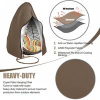 GARDENARMOR – Waterproof All Weather Hanging Chair Cover