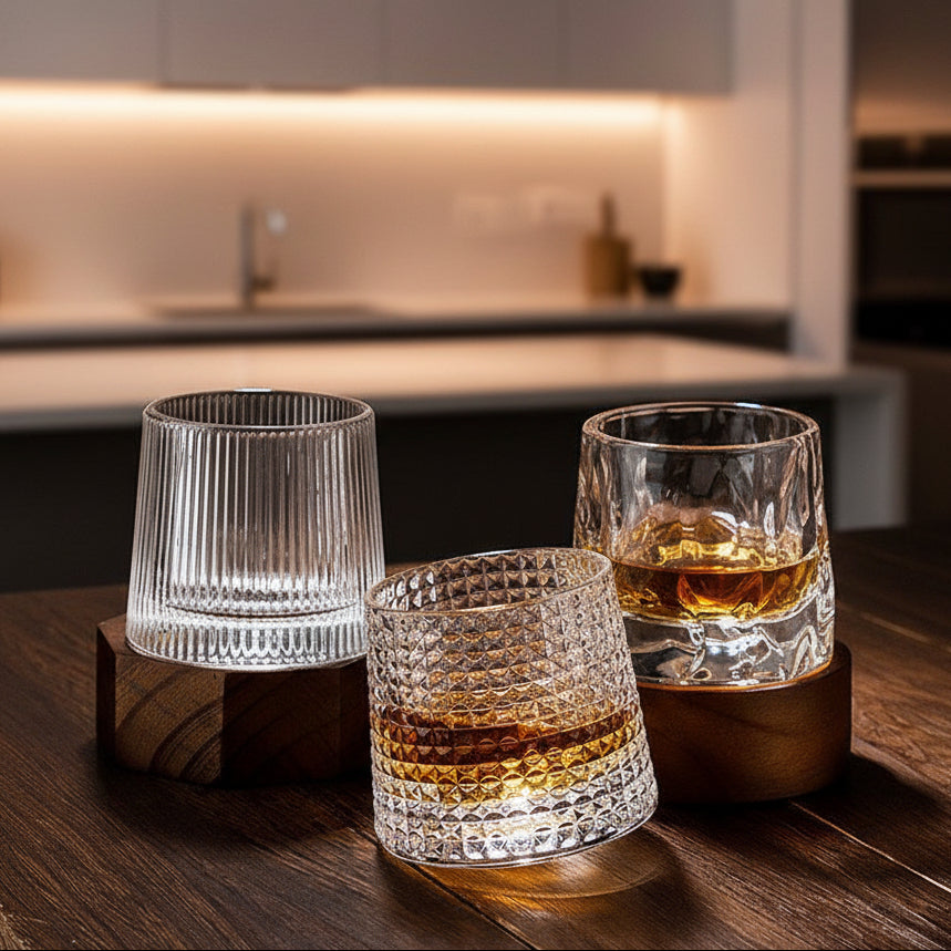 REFINORA – Luxury Tumbler Glasses for Whiskey & Cocktail Enjoyment