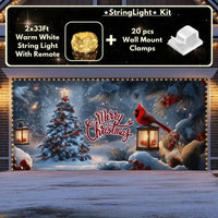 WINTERWING – Juleomslag med kardinal til elegant julestyling