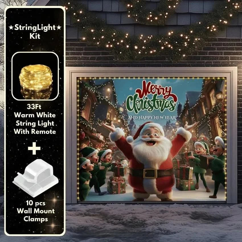 ELFJOY – Weihnachtsmann- und Elfenmotiv für eine fröhliche saisonale Atmosphäre