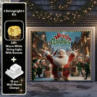 ELFJOY – Weihnachtsmann- und Elfenmotiv für eine fröhliche saisonale Atmosphäre