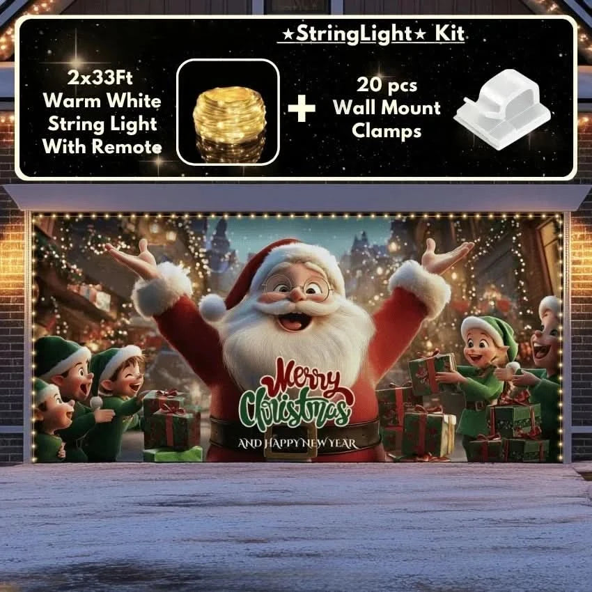 ELFJOY – Weihnachtsmann- und Elfenmotiv für eine fröhliche saisonale Atmosphäre