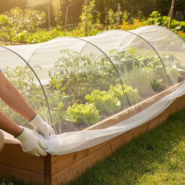 PLANTORA – Breathable Mesh Cover for Outdoor Garden Defense