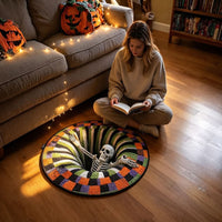 VOIDSPIRA – 3D Vortex Halloween Rug with Haunting Depth