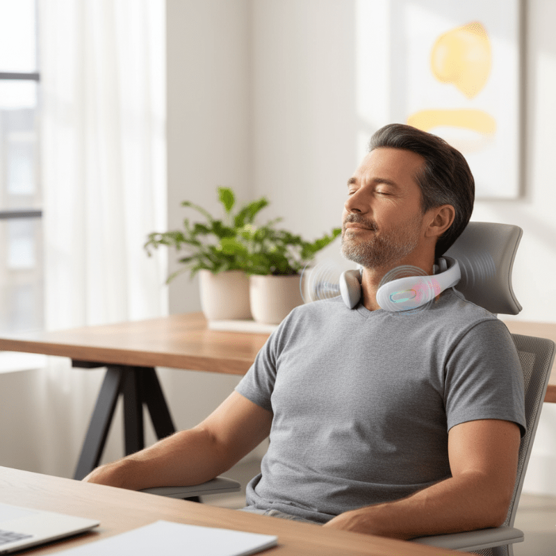 THERMORA – Heated Neck Massager for Everyday Comfort & Relief