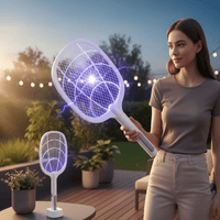ZAPVEX – Electric Mosquito Swatter with USB Charging & Safety Net