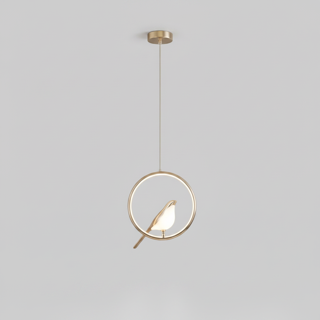 AVIANZELIX – Bird-Shaped Pendant Light for Charming Interior Ambience