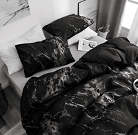 LUXMARVELIX – Conjunto de cama com design de mármore para um quarto sofisticado e encantador