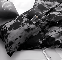 LUXMARVELIX – Conjunto de cama com design de mármore para um quarto sofisticado e encantador