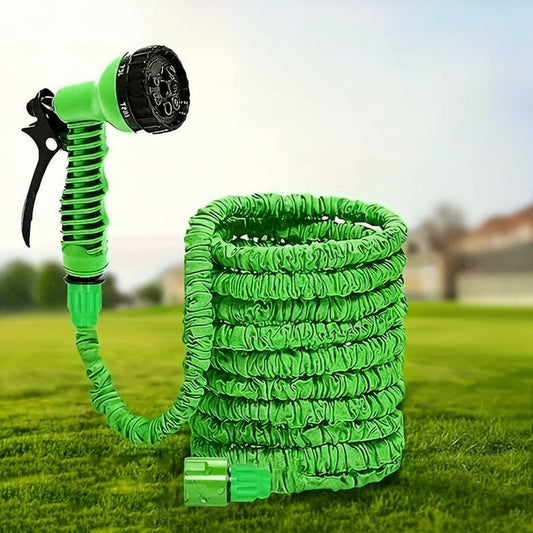 HydroFlex - Expandable Garden Hose with 7 Spray Modes, Durable Design 1