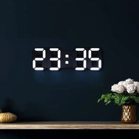 DIGILORA – Orologio da parete LED 3D per un'atmosfera d'interni audace
